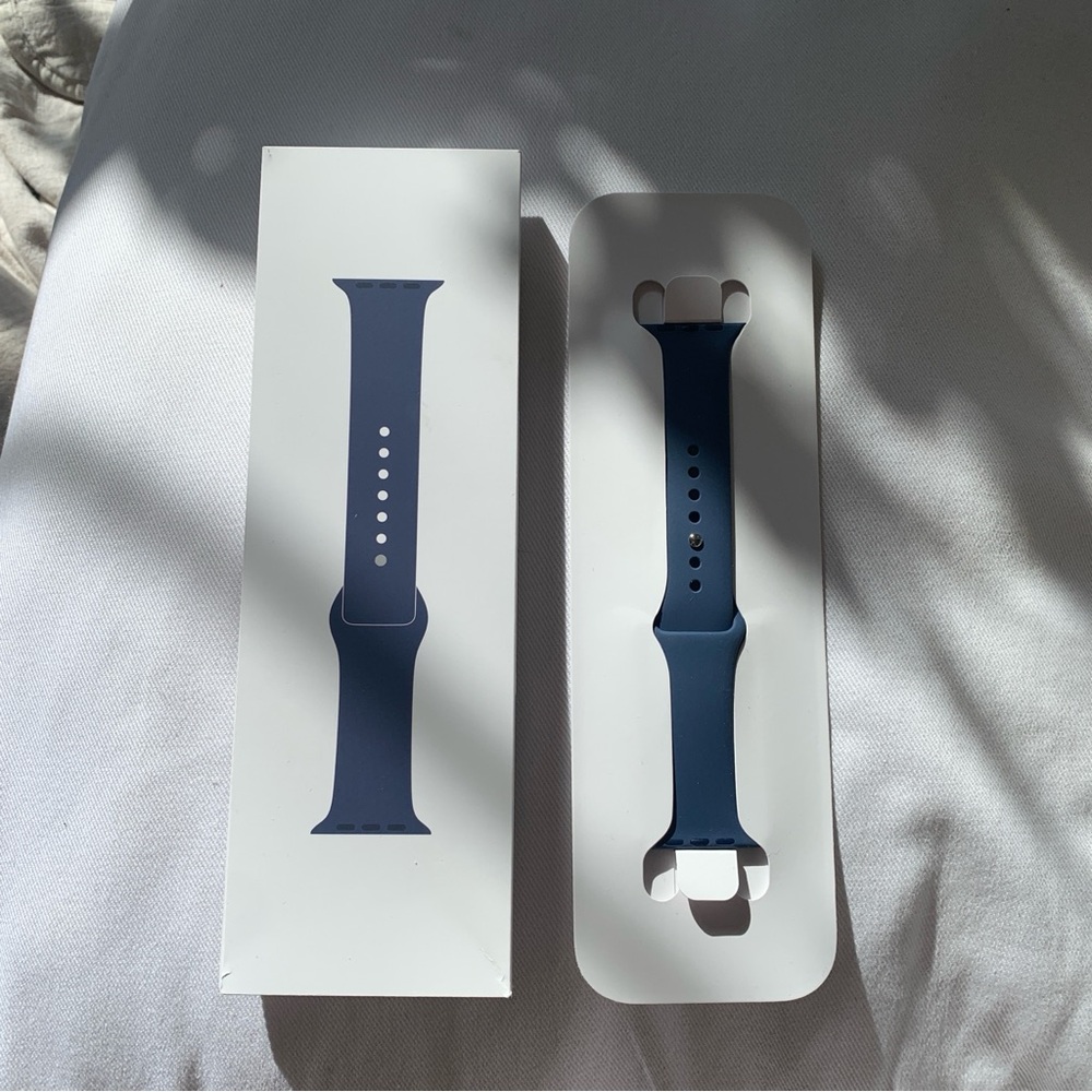 Apple Watch Navy Blue Sport Band S/M 46MM